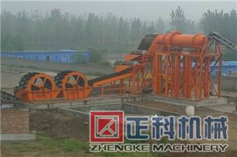 圓筒洗砂機