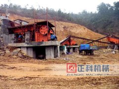 石料生產線工藝過程中反擊式小黄片软件免费下载的使用